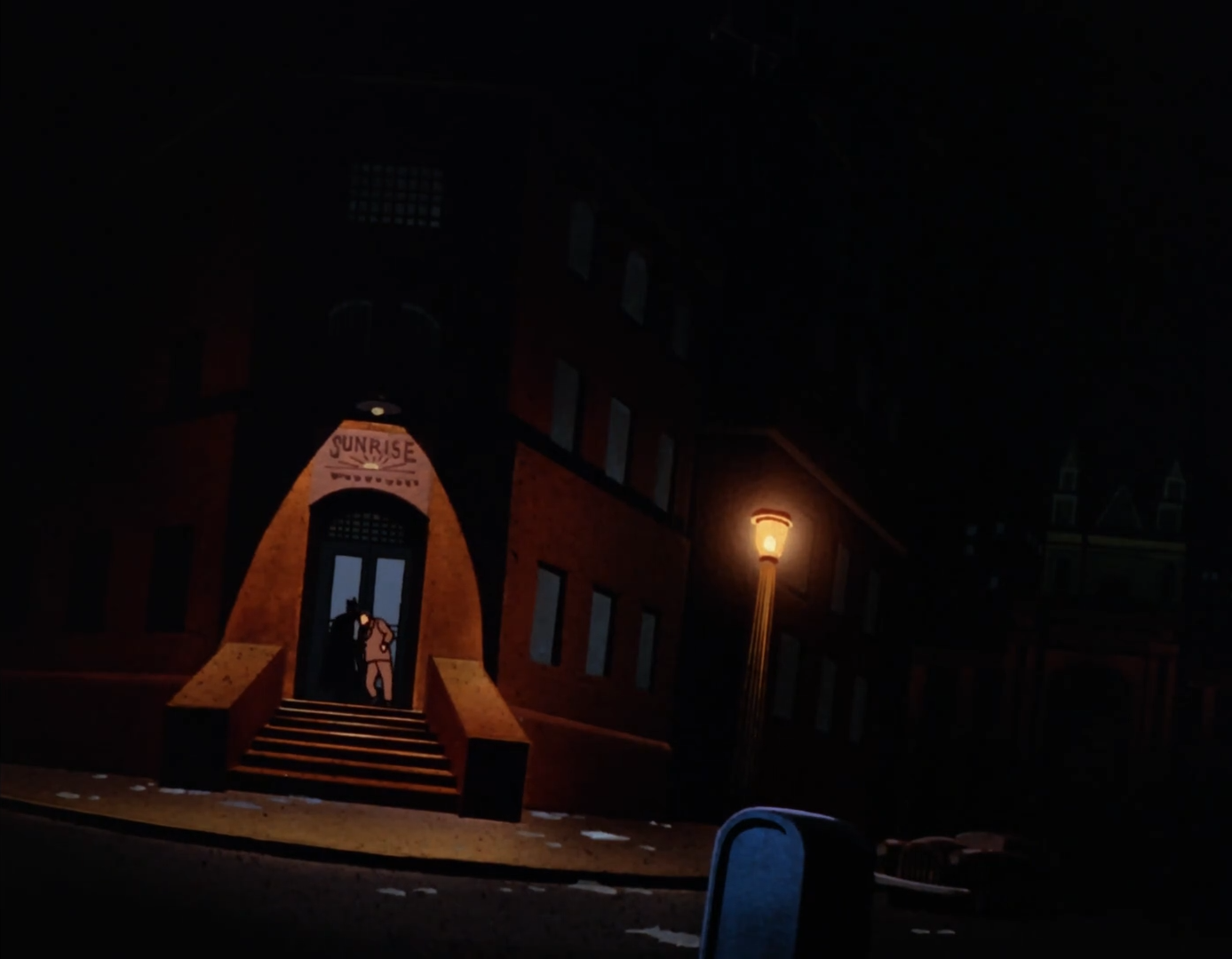 A frame from Batman: The Animated Series